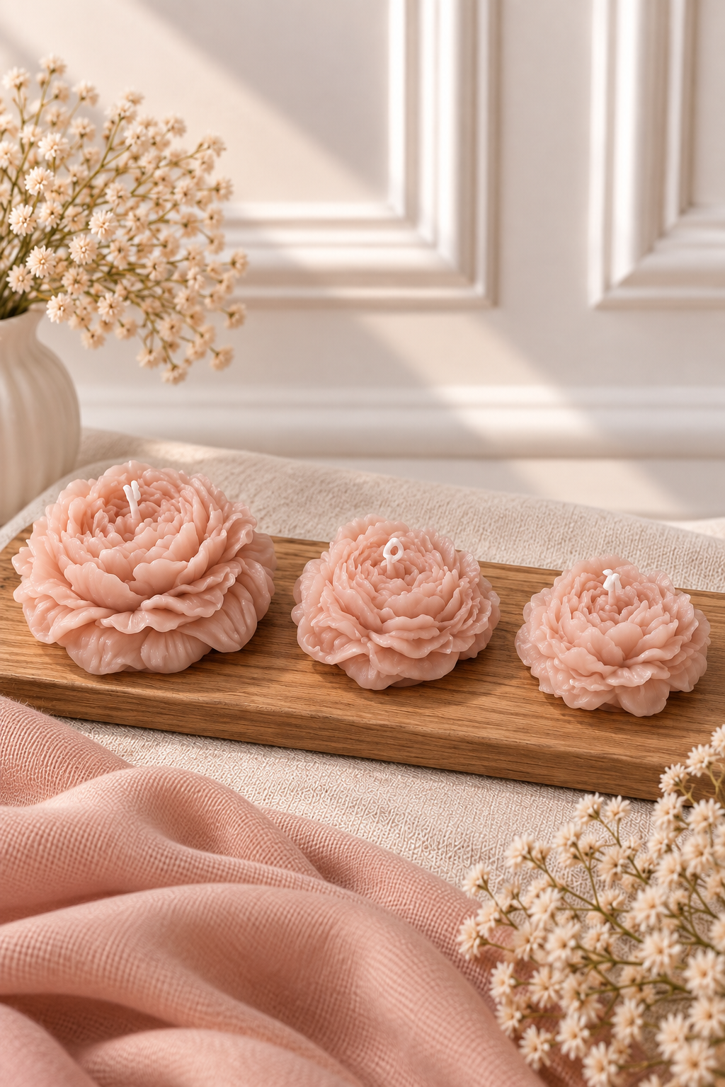 Trio de peonias